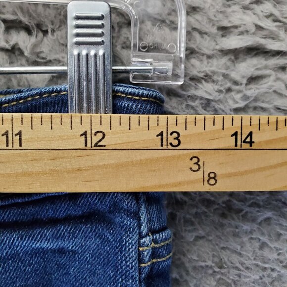 Old Navy Jeans Womens 0 Blue Flare Higher High-Rise Secret-Smooth Pockets - Picture 5 of 12